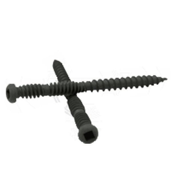 Newport Fasteners Deck Screw, #10 x 3 in, Steel, Flat Head, Combination Phillips/Slotted Drive, 5 PK 342999-5